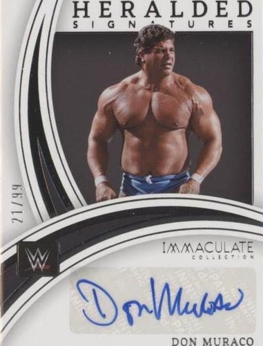 2022 Panini Immaculate Collection WWE - Don Muraco #HS-DMR