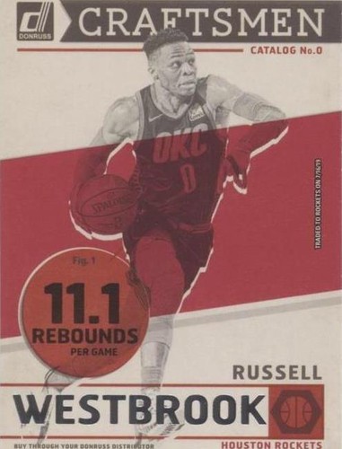 2019-20 Panini Donruss - Russell Westbrook #4