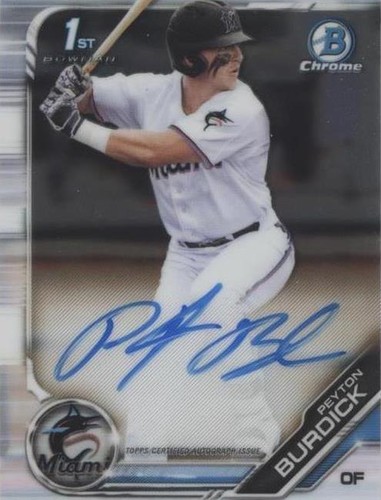 2019 Bowman Draft - Peyton Burdick #CDA-PB