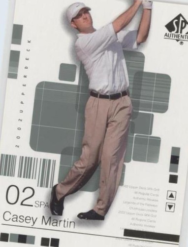 2002 SP Authentic - Casey Martin #32SPA