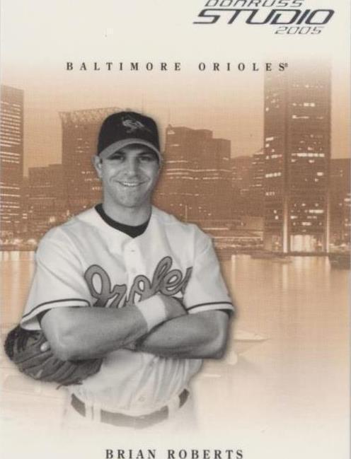 2005 Donruss Studio - Brian Roberts #34
