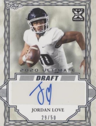 2020 Leaf Ultimate Draft Jordan Love #BA-JL1