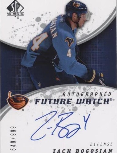 2008-09 SP Authentic - Zach Bogosian #192