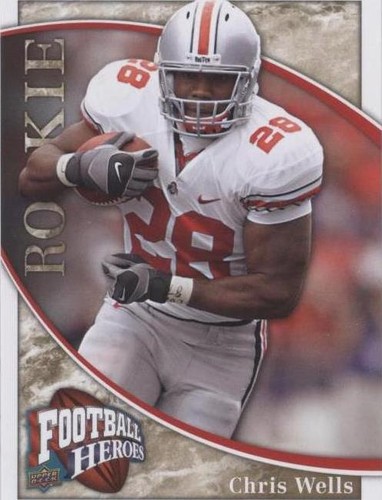 2009 Upper Deck Football Heroes Chris Wells #108