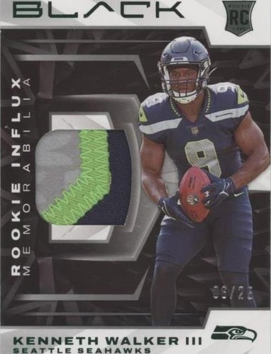 2022 Panini Black Kenneth Walker III #RIM-KWA