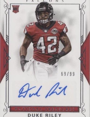 2017 Panini National Treasures Duke Riley #135
