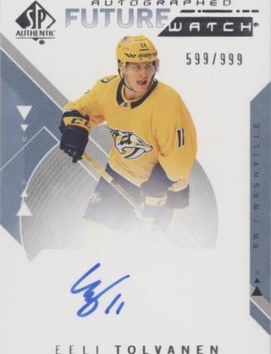2018-19 SP Authentic - Eeli Tolvanen #165
