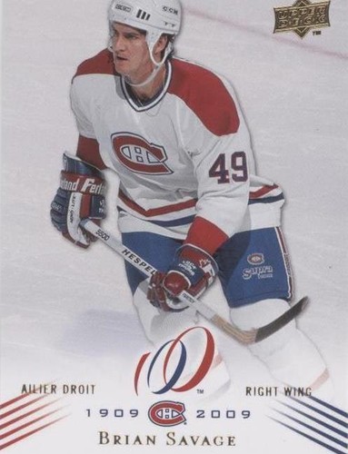 2008-09 Upper Deck Montreal Canadiens Centennial Set - Brian Savage #134