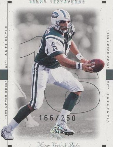 1999 SP Authentic Vinny Testaverde #58 AE