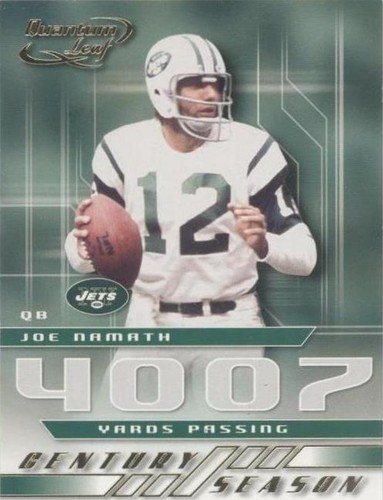 2001 Quantum Leaf Joe Namath #CS - 24