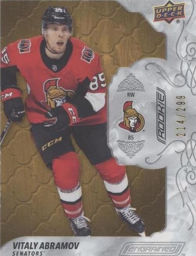 2019-20 Upper Deck Engrained - Vitalii Abramov #56