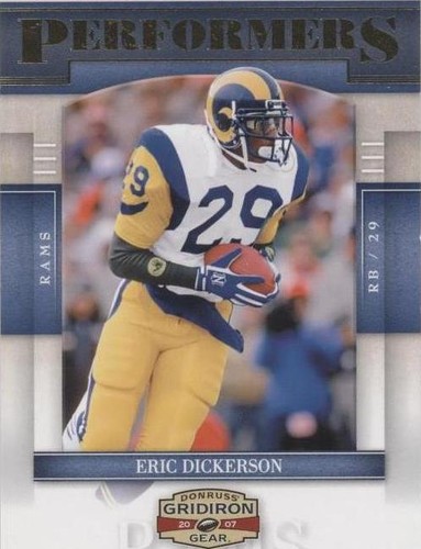 2007 Donruss Gridiron Gear Eric Dickerson #P-16
