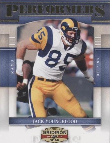 2007 Donruss Gridiron Gear Jack Youngblood #P-20
