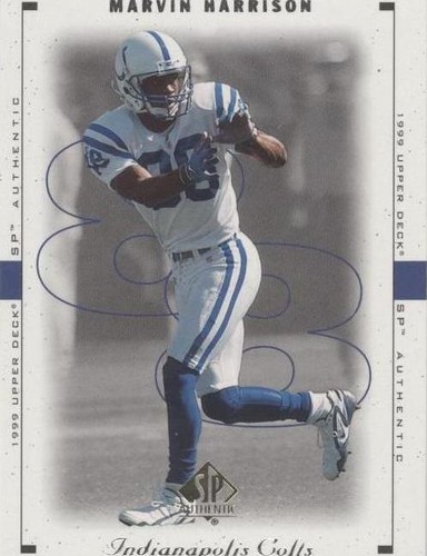 1999 SP Authentic Marvin Harrison #37