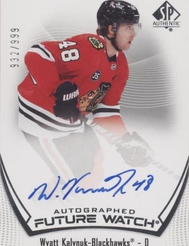 2021-22 SP Authentic - Wyatt Kalynuk #119