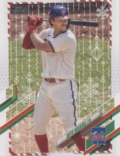 2021 Topps Holiday - Rhys Hoskins #HW83