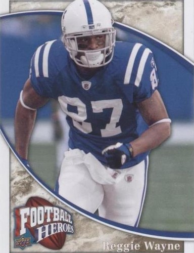 2009 Upper Deck Football Heroes Reggie Wayne #95