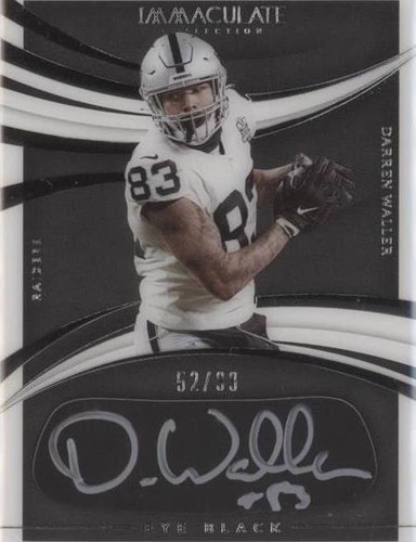 2021 Panini Immaculate Collection Darren Waller #IEB-DW