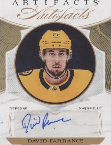 2022-23 Upper Deck Artifacts - David Farrance #AF-DF