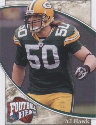 2009 Upper Deck Football Heroes A.J. Hawk #48