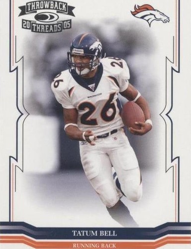2005 Donruss Throwback Threads Tatum Bell #45