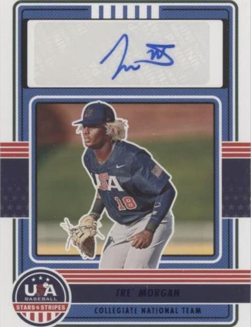 2023 Panini USA Baseball Stars & Stripes - Tre' Morgan #CNTS-TM