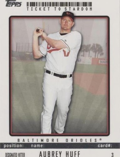 2009 Topps Ticket To Stardom - Aubrey Huff #3