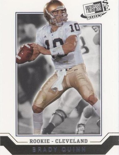 2007 Press Pass SE Brady Quinn #R48