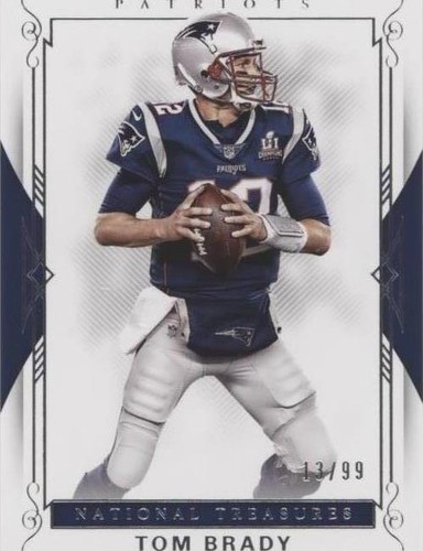2017 Panini National Treasures Tom Brady #89