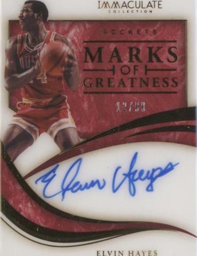 2019-20 Panini Immaculate Collection - Elvin Hayes #MG-EHY