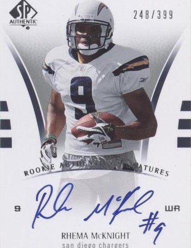 2007 SP Authentic Rhema McKnight #261