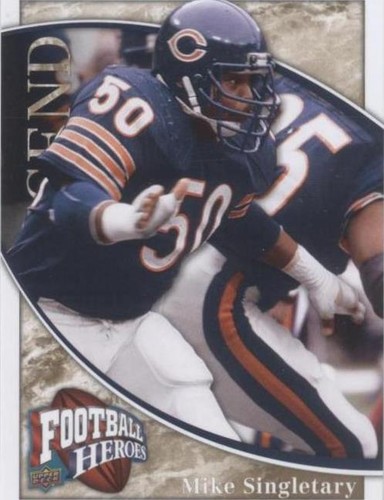 2009 Upper Deck Football Heroes Legend Blue /99 Mike