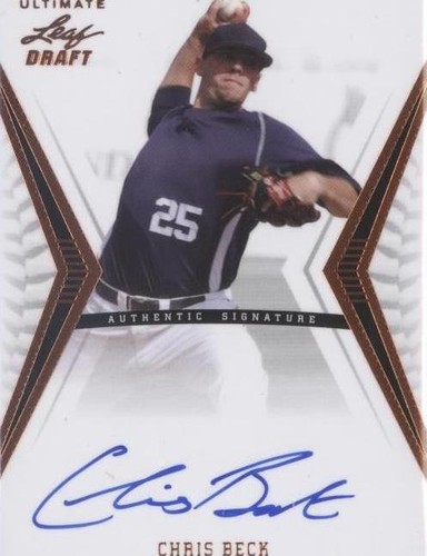 2012 Leaf Ultimate Draft - Chris Beck #BA-CB1