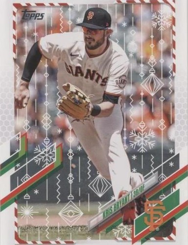 2021 Topps Holiday - Kris Bryant #HW167