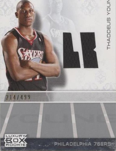 2007-08 Topps Luxury Box - Thaddeus Young #RR TY