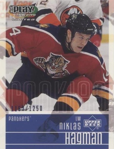 2001-02 Upper Deck Play Makers Limited - Niklas Hagman #119