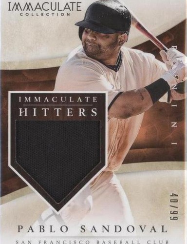2014 Panini Immaculate Collection - Pablo Sandoval #24
