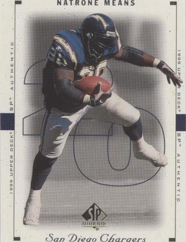 1999 SP Authentic Natrone Means #74