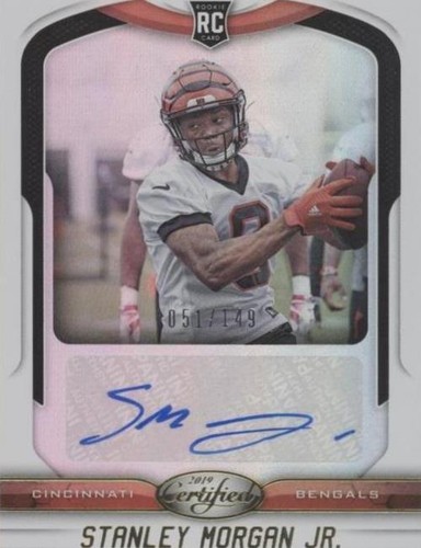 2019 Panini Certified Stanley Morgan Jr. #134