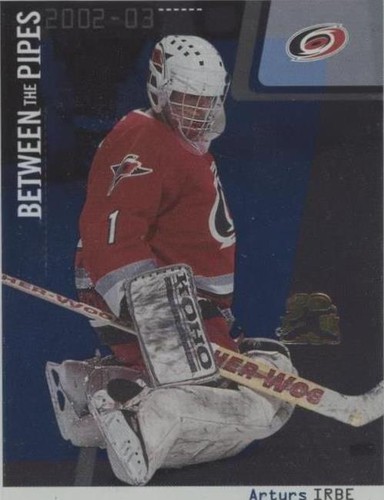 2002-03 In the Game Be A Player Between the Pipes - Arturs Irbe #26