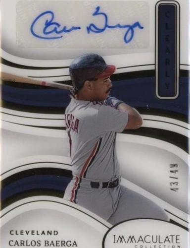 2023 Panini Immaculate Collection - Carlos Baerga #CIS-CB