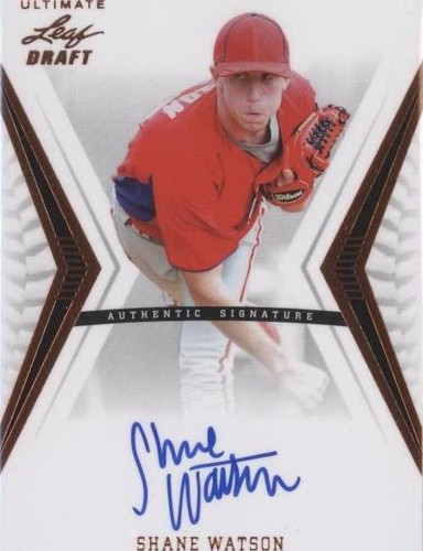2012 Leaf Ultimate Draft - Shane Watson #BA-SW1