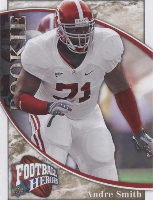 2009 Upper Deck Football Heroes Andre Smith #155