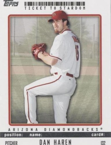2009 Topps Ticket To Stardom - Dan Haren #132