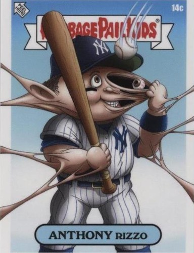 2022 Topps MLB x Garbage Pail Kids: Series 2 Alex Pardee - Anthony Rizzo #14C