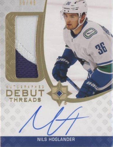 2020-21 Upper Deck Ultimate Collection - Nils Hoglander #ADT-NH