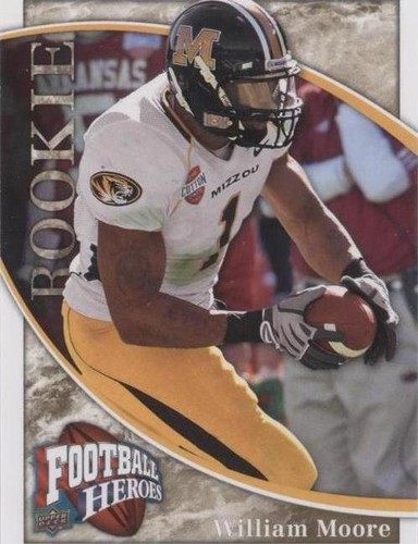 2009 Upper Deck Football Heroes William Moore #182