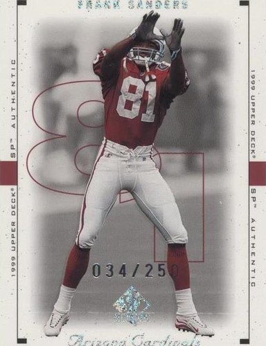 1999 SP Authentic Frank Sanders #3 AE