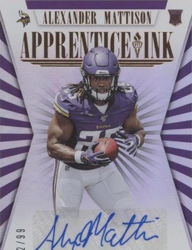 2019 Panini Passing the Torch Alexander Mattison #AI-AM