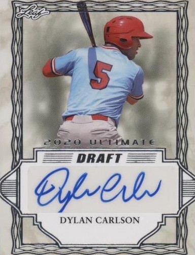 2020 Leaf Ultimate Draft - Dylan Carlson #BA-DC1